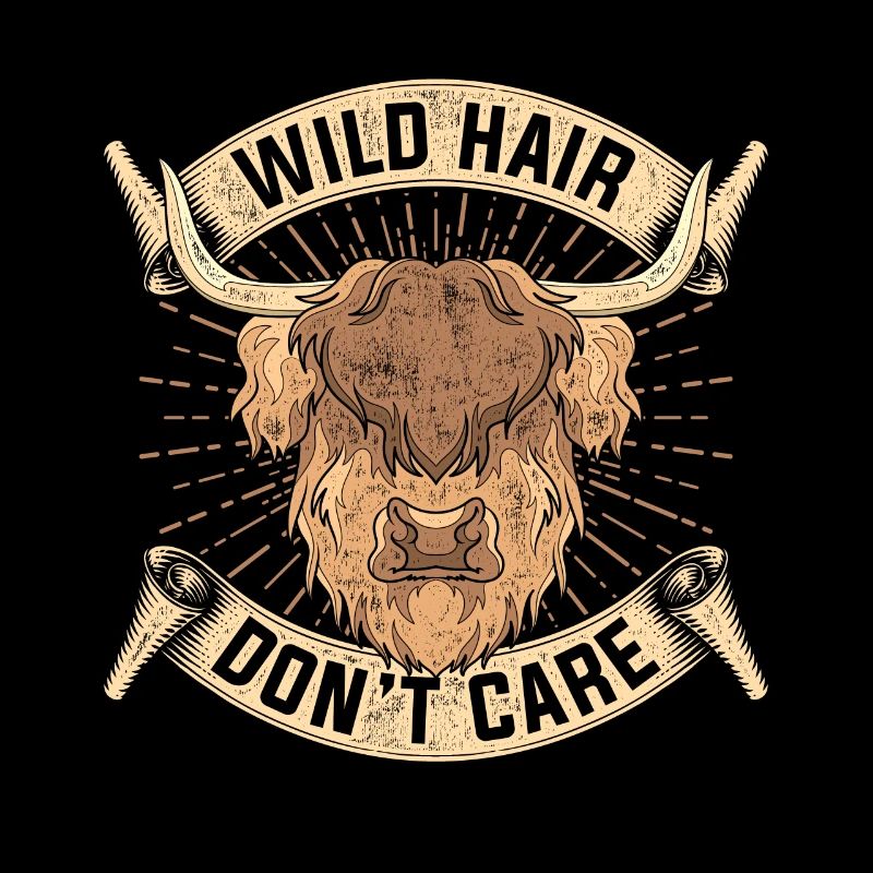 Funny gift Scottish Highland beef