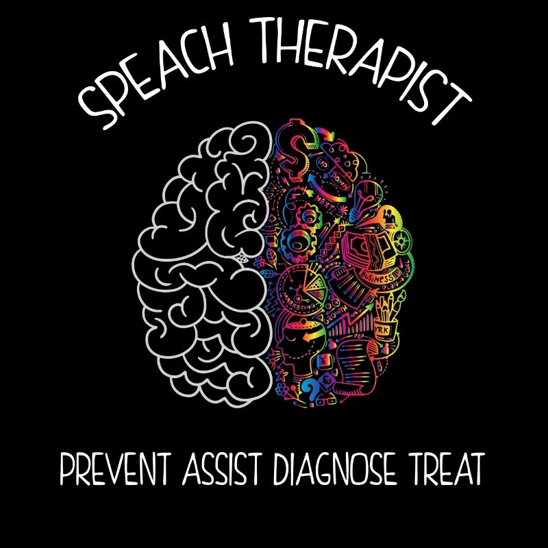 Brain Of A Speech Pathologist Gift Language