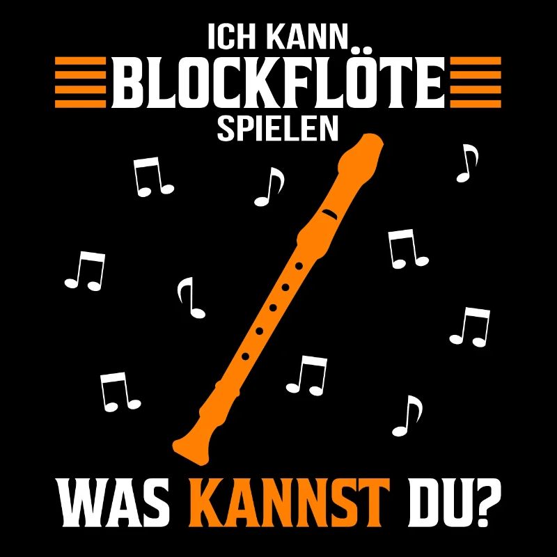 Blockflöte Flöte flöten Geschenkidee witzig