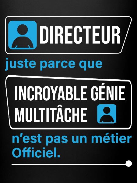 incroyable génie multitâche directeur