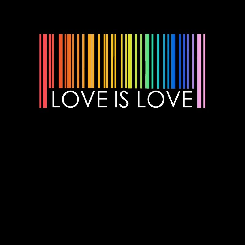 Love is Love Barcode Gay Pride Month