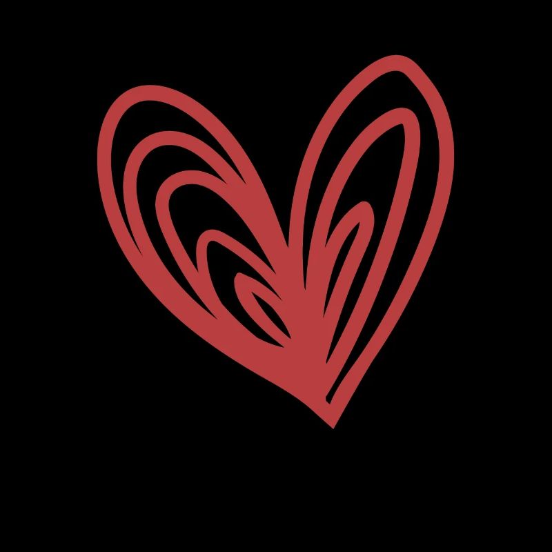 Gezeichnetes Herz, Romantischer Liebesbeweis