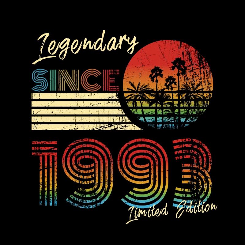Geburtstag Geschenk Männer 1993 T-Shirt Legendary