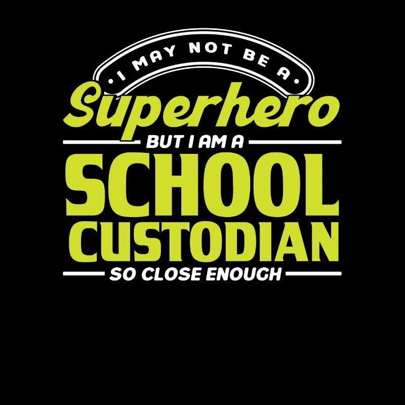 Funny School Custodian Gift Caretaker