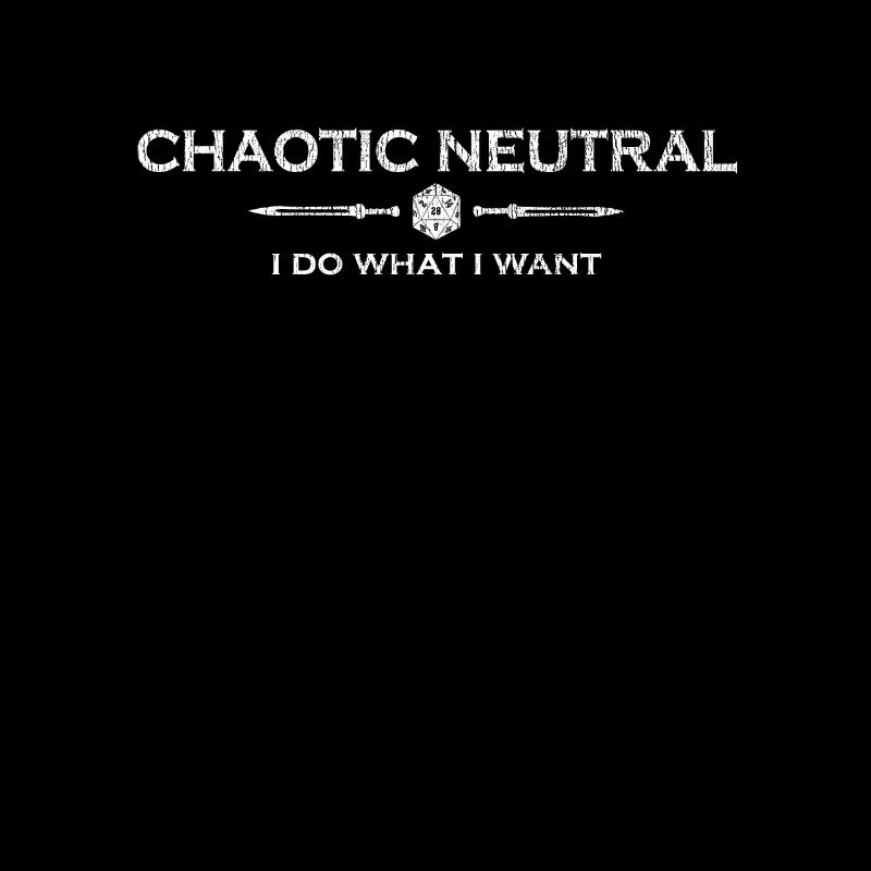 D20 Rollenspiel Gesinnung - Chaotic Neutral