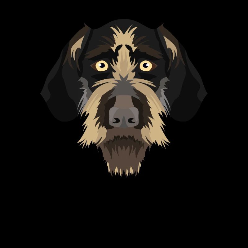 Lächelnder Deutsch Drahthaar