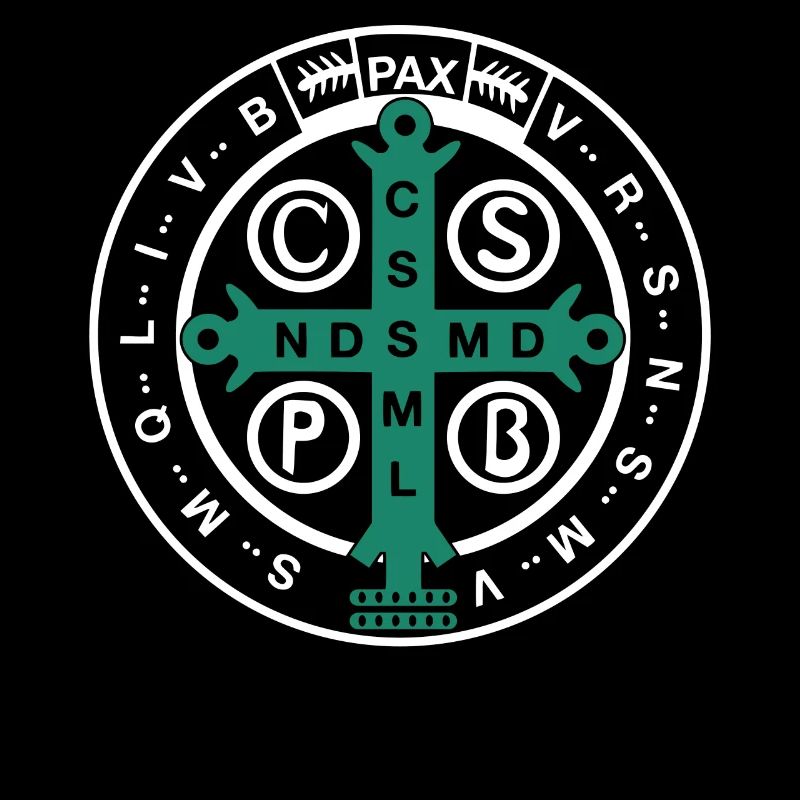 Médaille saint Benoît catholique religieuse