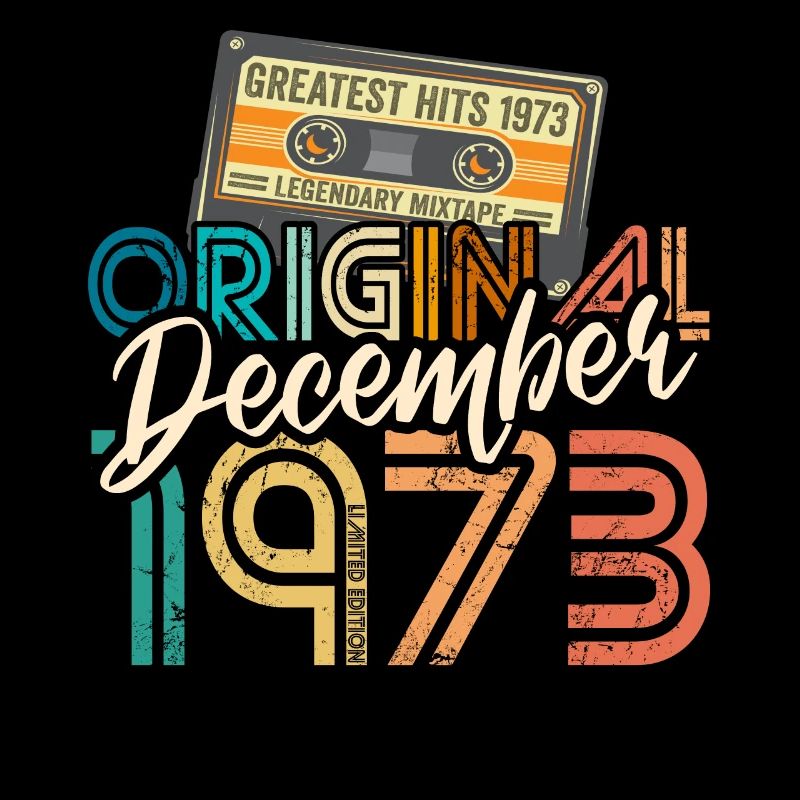 Vintage Cassette Tape Dezember 1973 Geburtstag