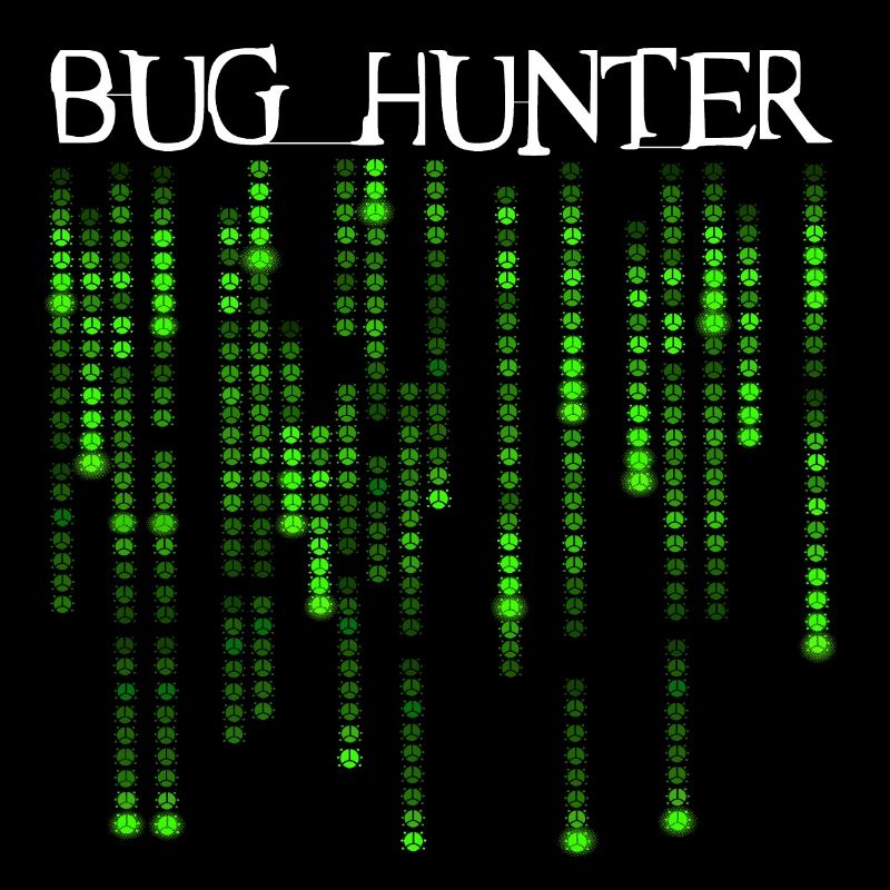 Bug Hunter - Neon Green Source Code Bugs