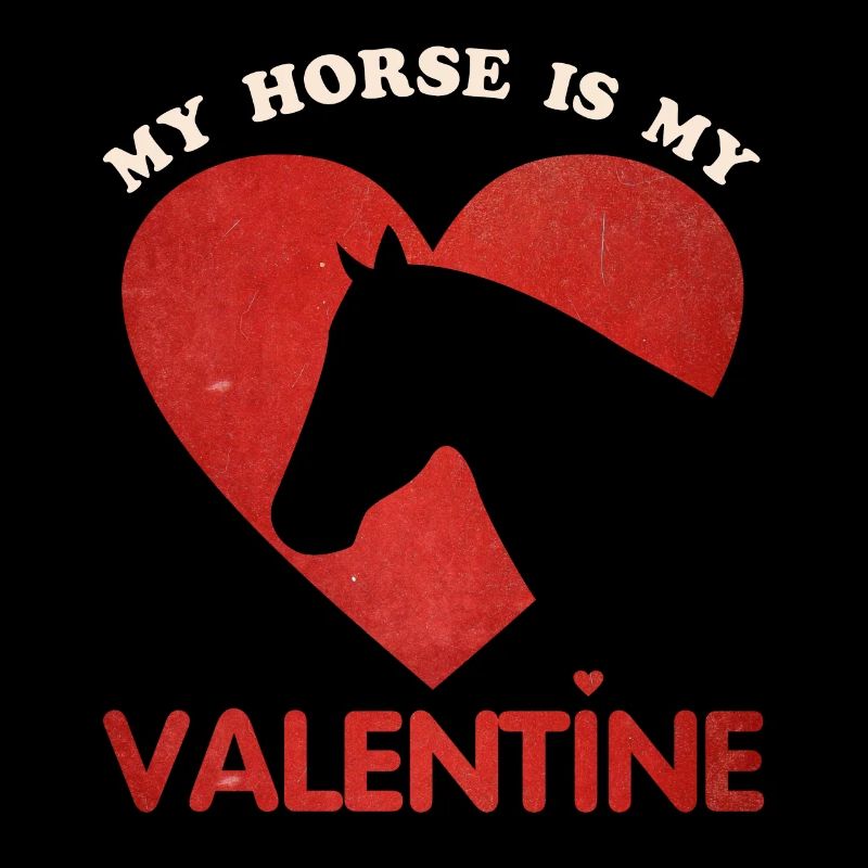 Mon cheval est mon cadeau d’amoureux des chevaux de la Saint-Valentin