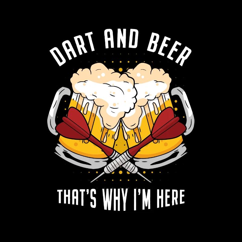 Darts and Beer, Darts, Darts 180 Saying, Gift