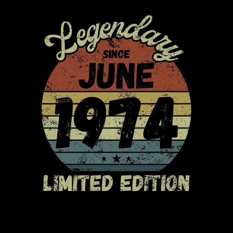 Legendary since June 1974 - Geburtstag