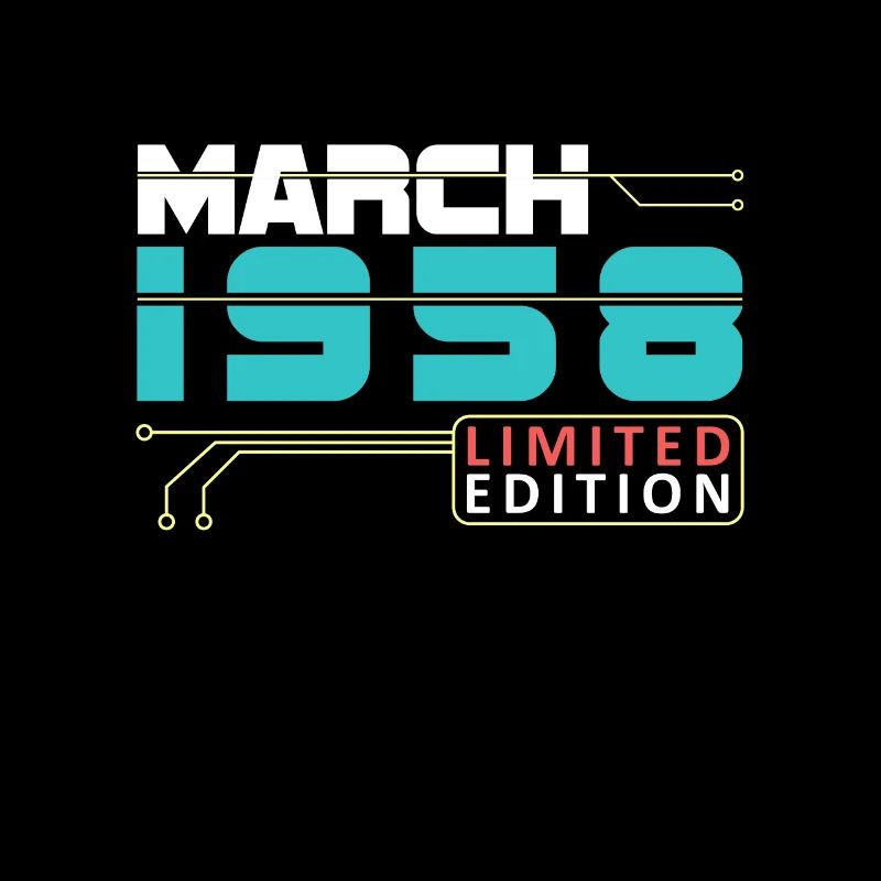 Mars 1958 - Anniversaire en mars