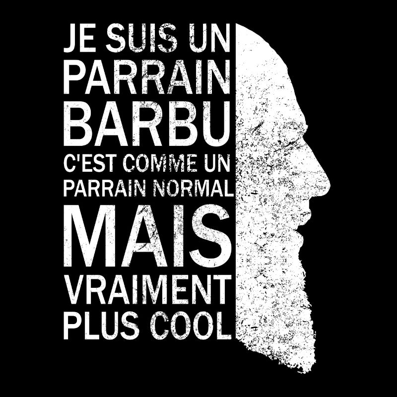 Parrain qui déchire barbu et cool