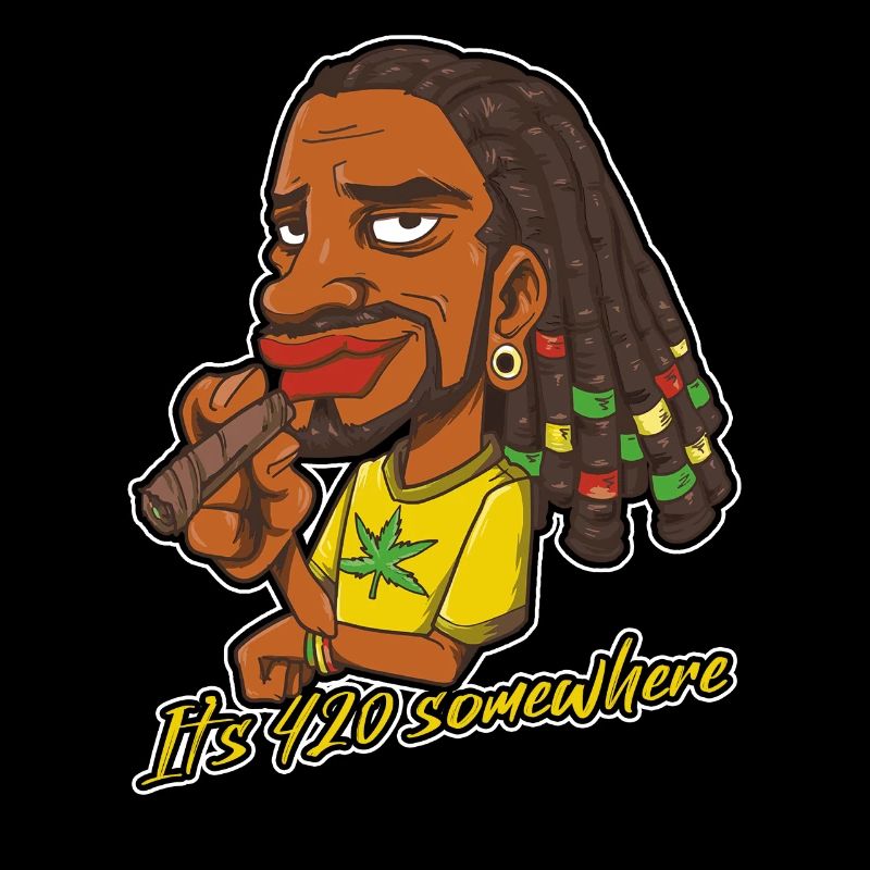 C’est 420 Somewhere Cannabis Weed Smoking THC Ganja