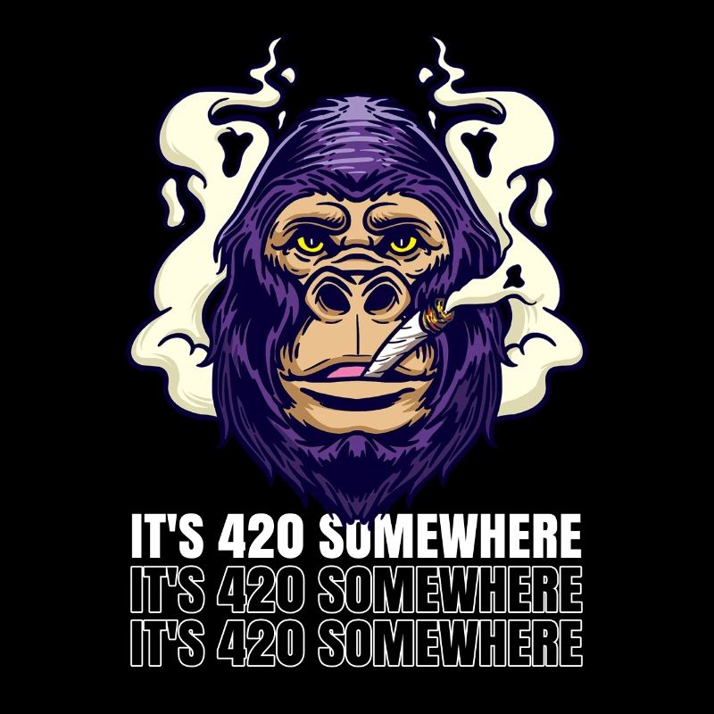 C’est 420 Somewhere Cannabis Weed Smoking THC Ganja