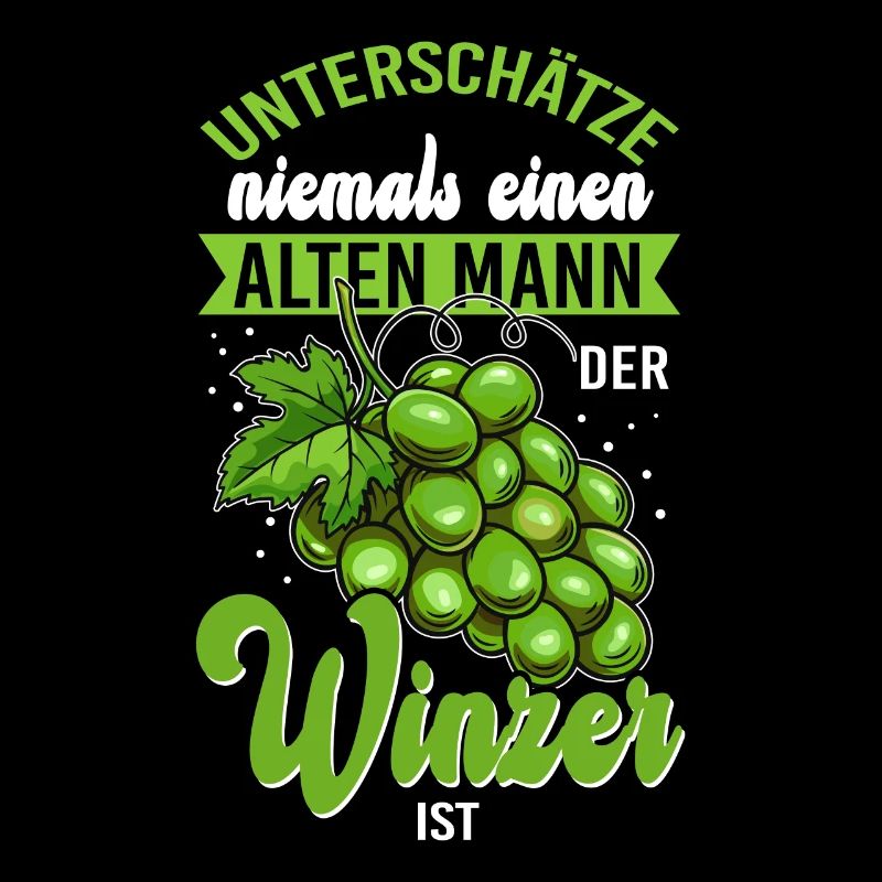 Winzer Alter Mann Weinberg Weinbau