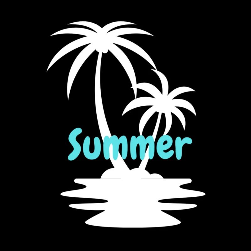 Conception de palmiers d’été