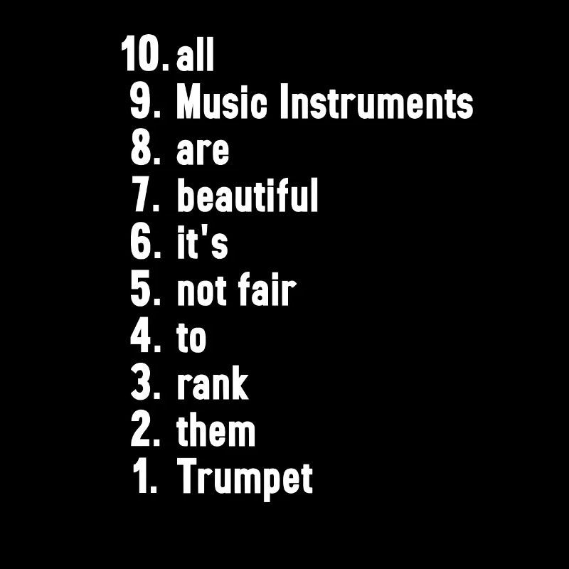 Funny Musician Quotes Trumpet Player Gift