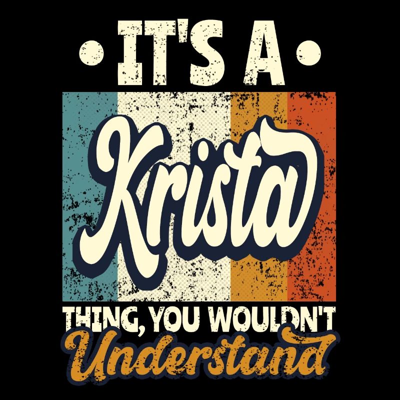 Krista Name Gift Personalized Quote Funny