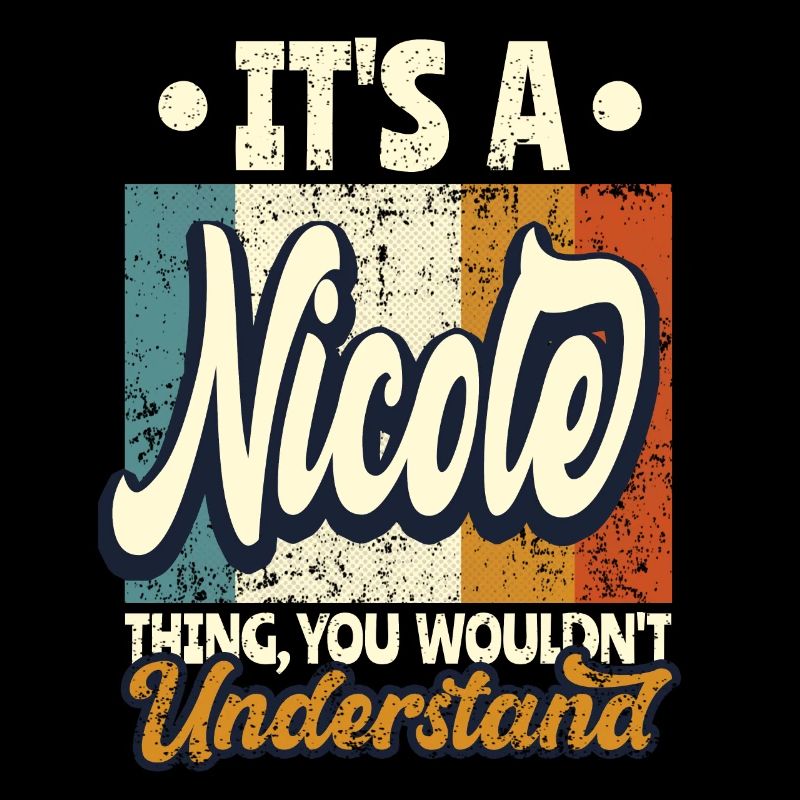 Nicole Name Geschenk Personalisiert Spruch Lustig