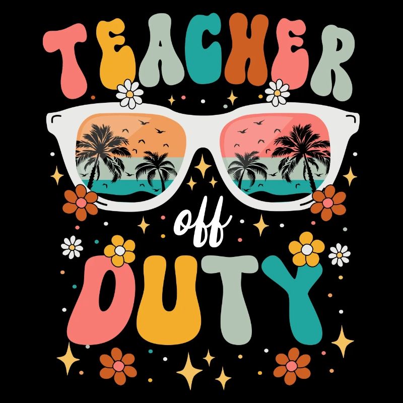 Enseignant Vacances Été Fin De L'École Prof