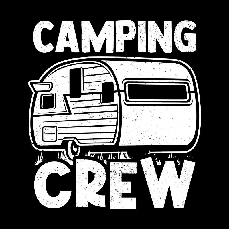 Camping Crew Caravane Camper Campfire
