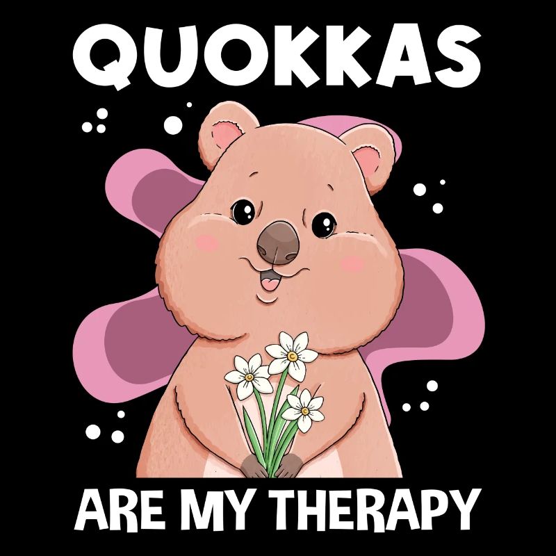 Kangourou marsupial à queue courte de la thérapie Quokka