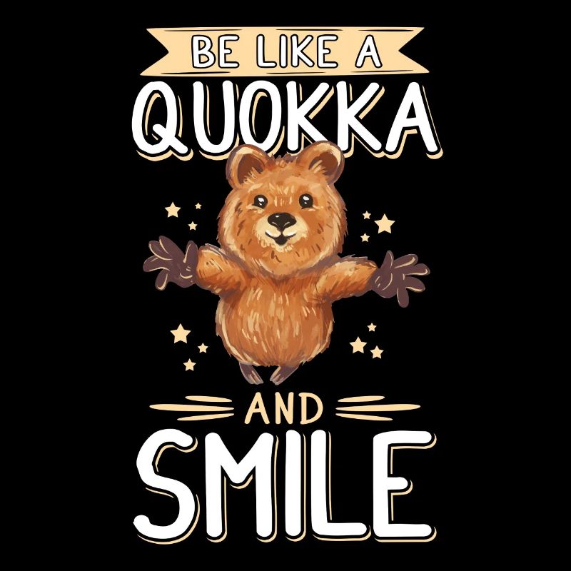 Kangourou à queue courte Quokka Marsupial Funny