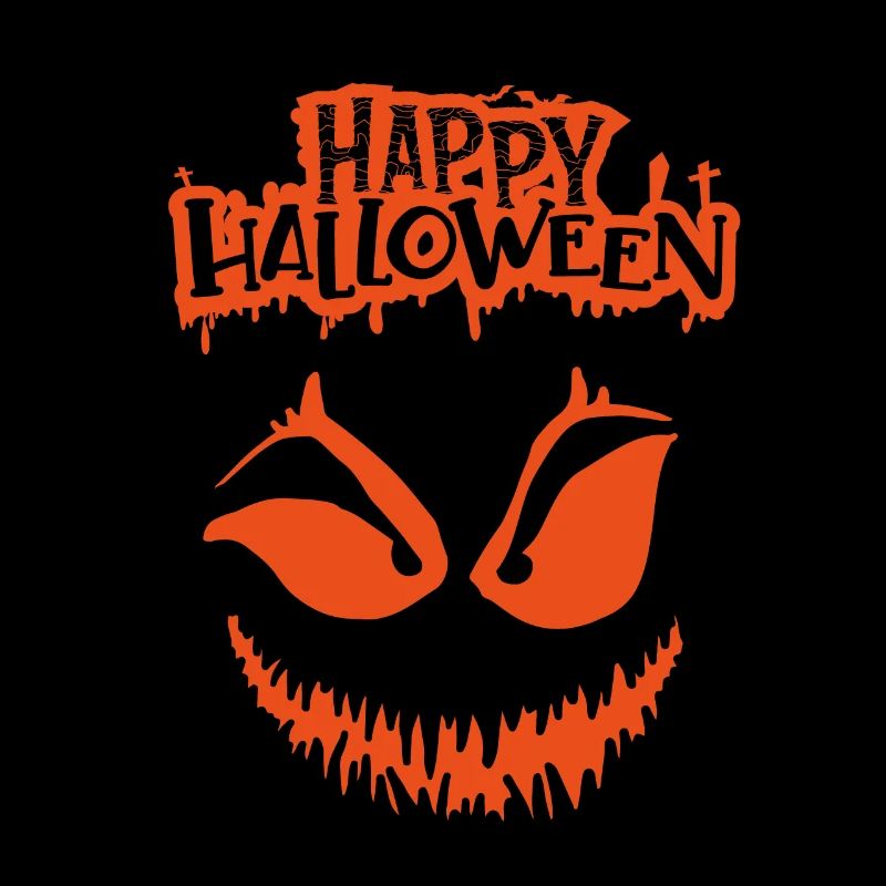 Joyeux visage d’Halloween effrayant