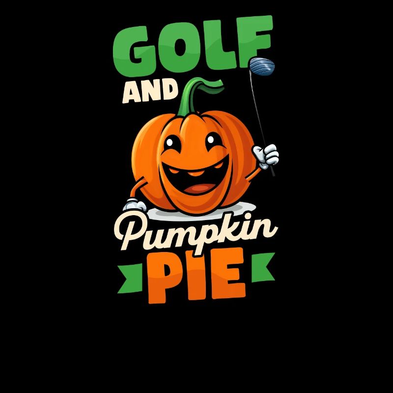 Thanksgiving Golf Golf und Kürbiskuchen