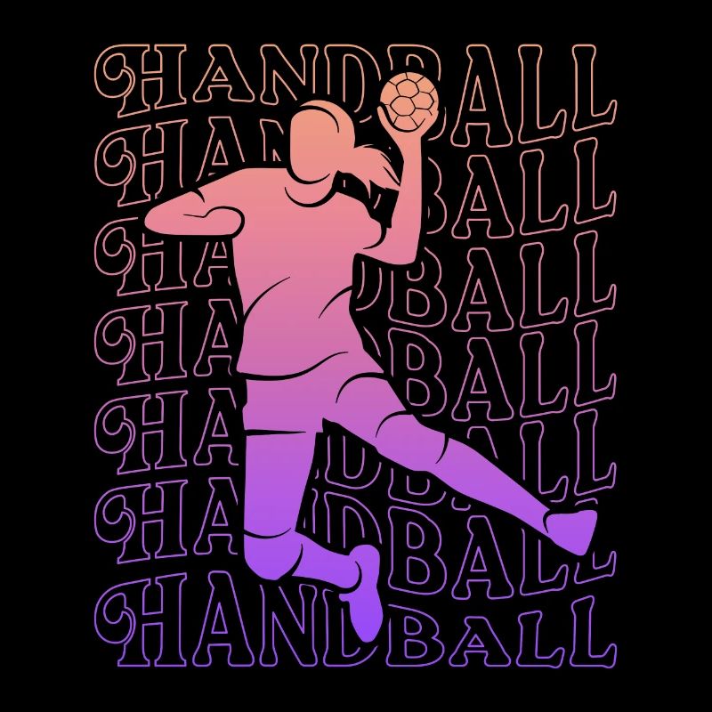 Joueuse de handball Joueuse de handball féminine