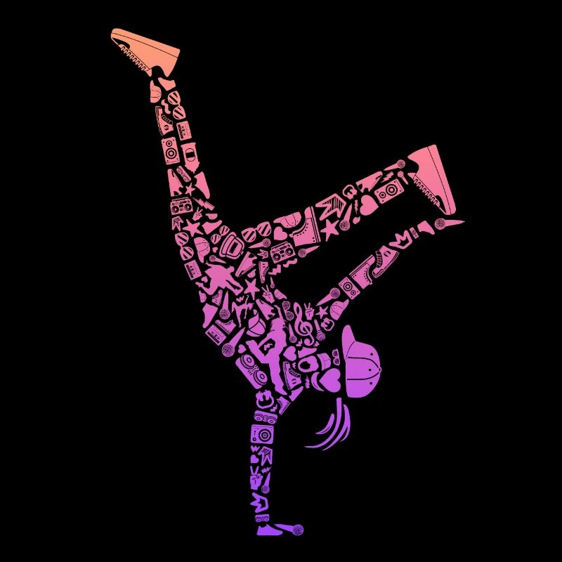 Breakdance Breakdancer Femmes Filles Breakdance