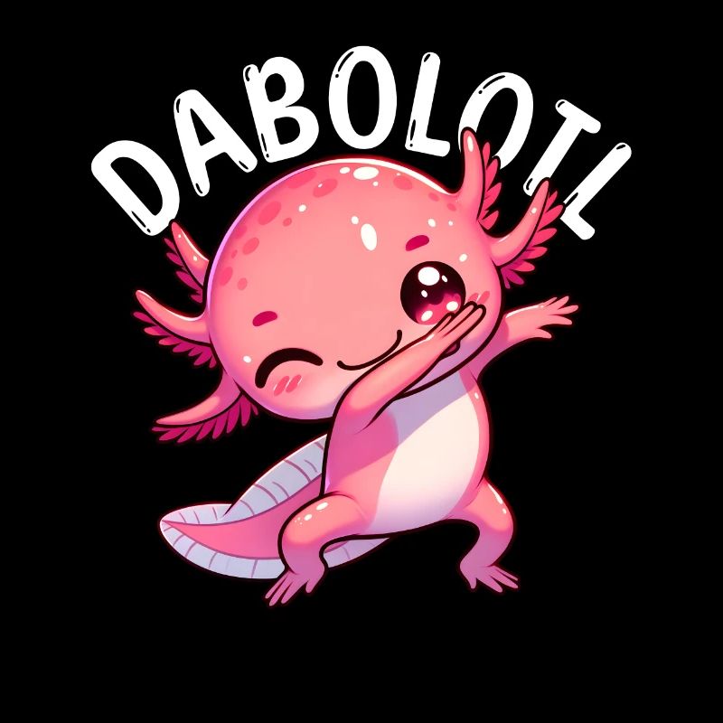 Dabbing Axolotl Dab Dance Dabolotl Dancer