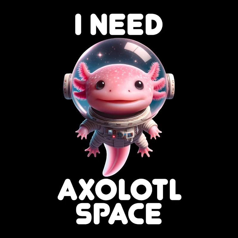 Astronaute Axolotl Space Space Amphibian