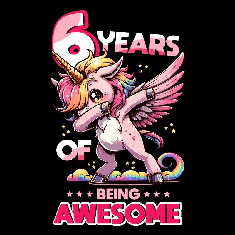 Licorne Anniversaire 6 ans