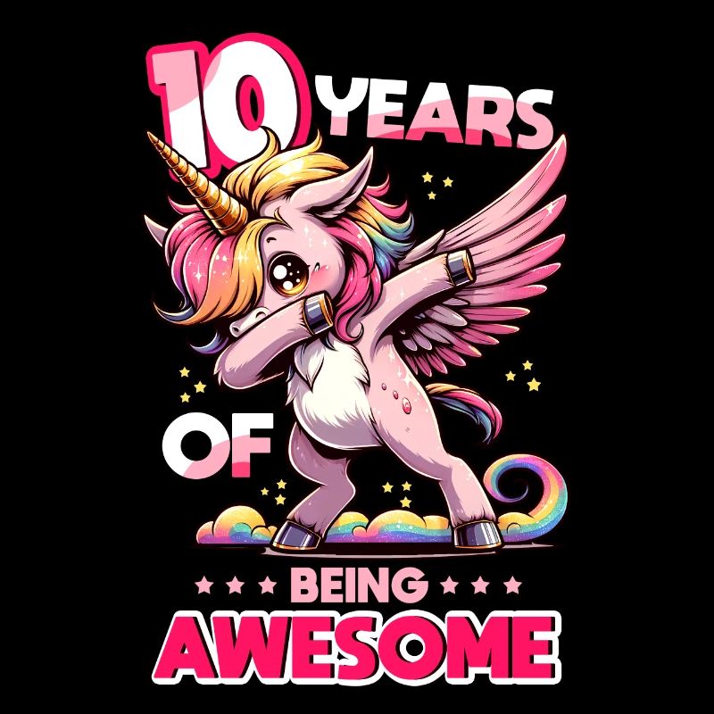 10 Jahre Einhorn Geburtstag