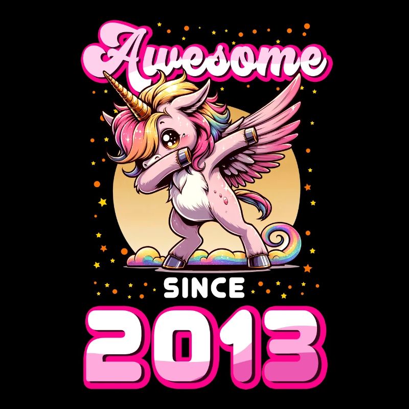 Einhorn Geburtstag Awesome since 2013