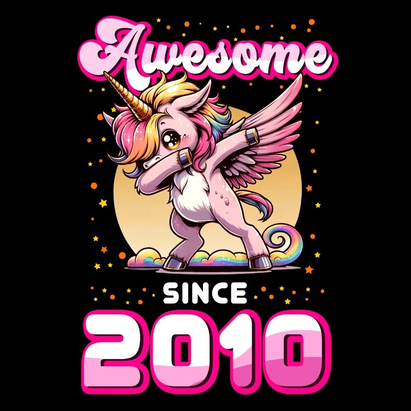 Einhorn Geburtstag Awesome since 2010