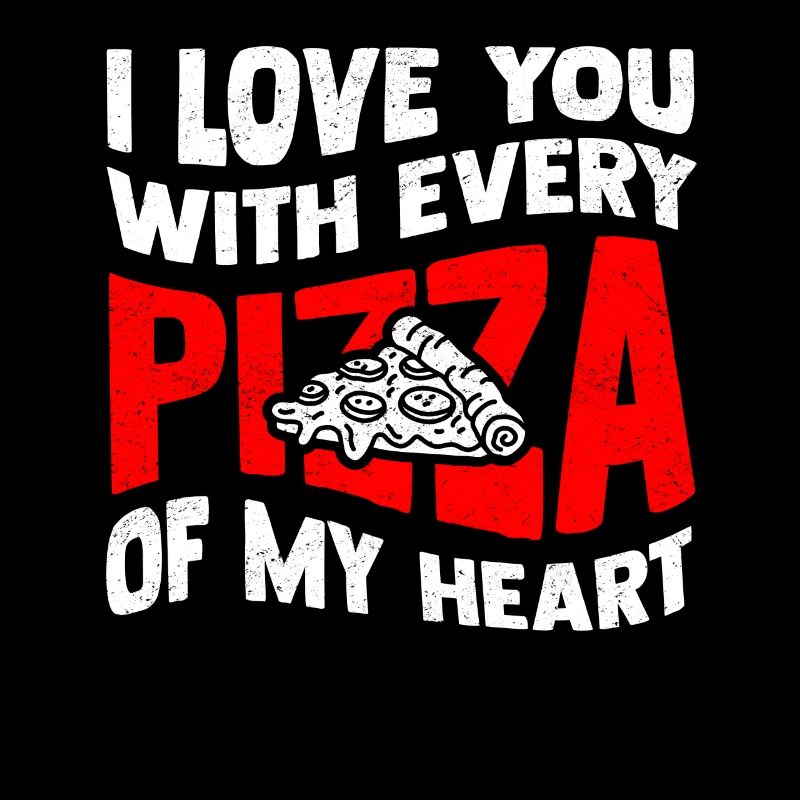 Valentinstag Pizza Liebe
