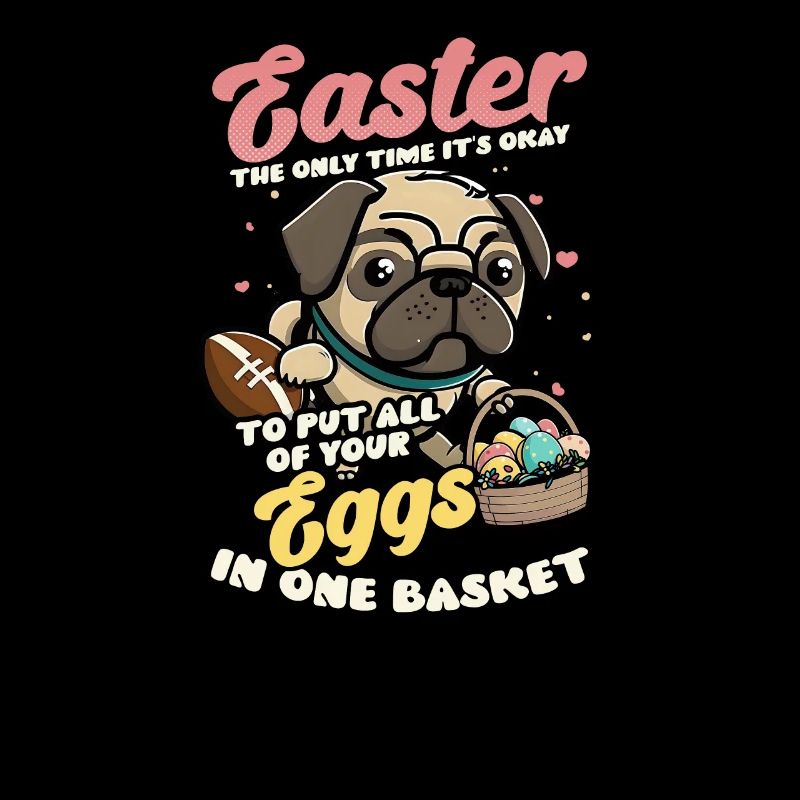 Football Easter All Eggs In One Basket