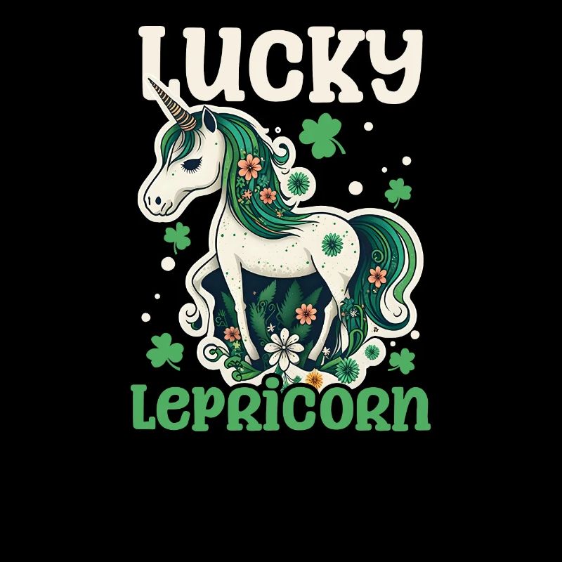Irisches Einhorn St Patricks Lucky Lepricorn