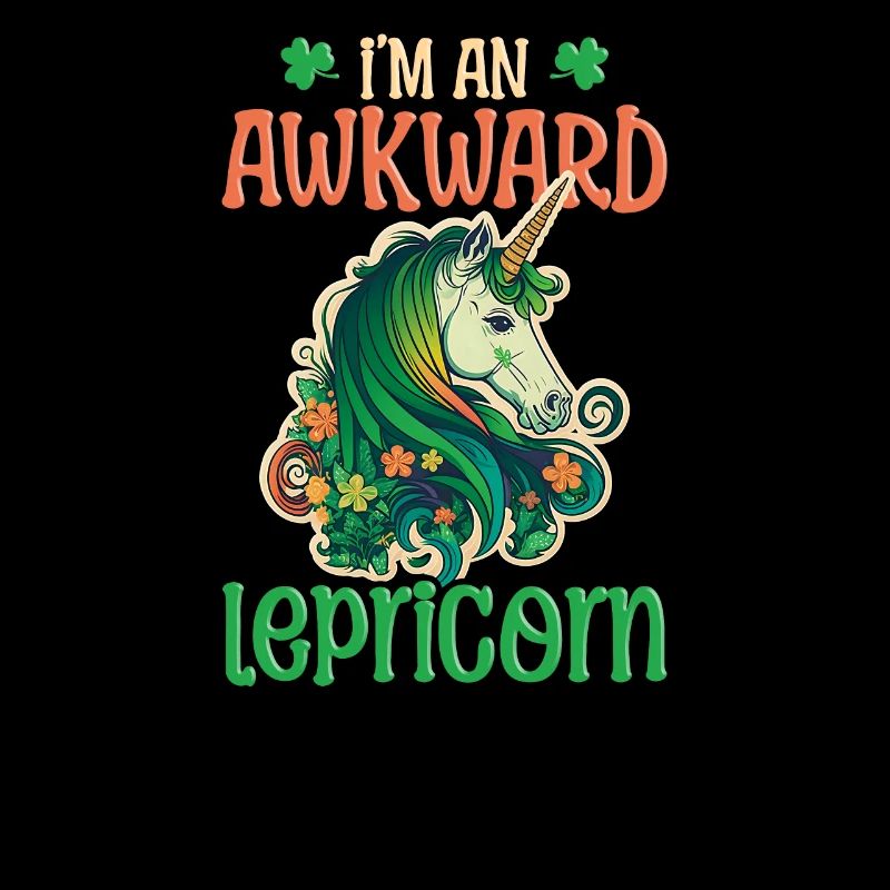 Irisches Einhorn St. Patricks Unbeholfenes Lepricorn
