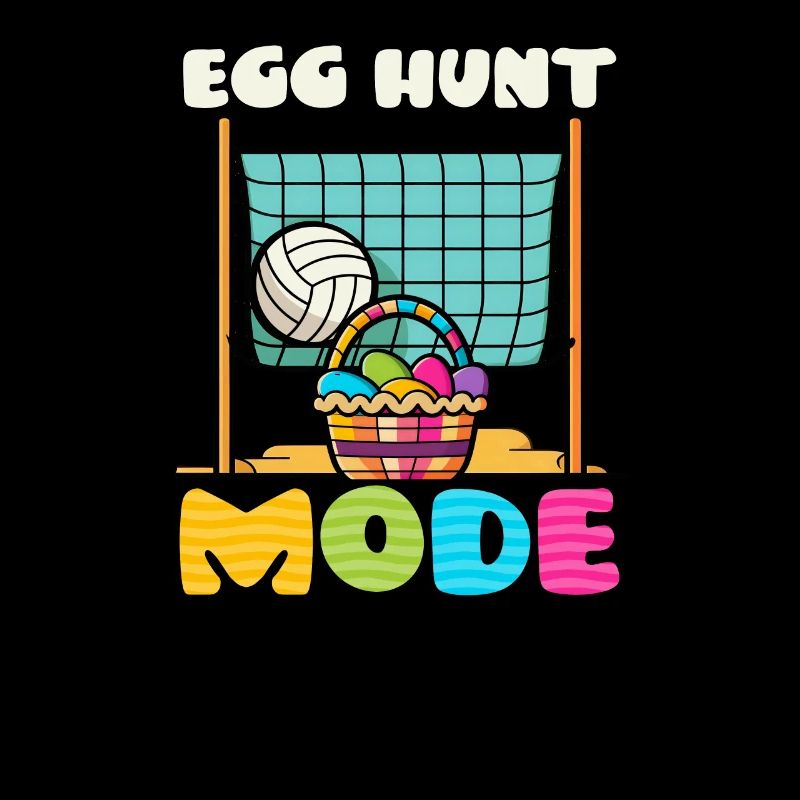Volleyball Easter Egg Hunt Mode Basket Net