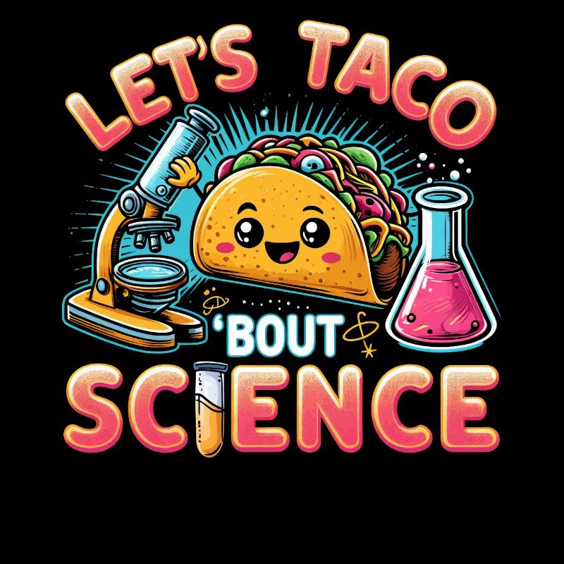 Let’s Taco Bout Science Professeur Étudiant Blague Drôle
