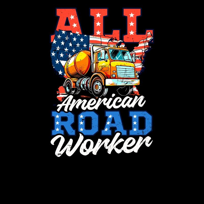 Straßenarbeiter Alle amerikanischen Straßenarbeiter