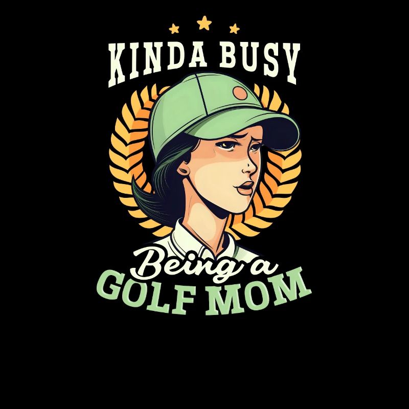 Maman de golf occupée parce que maman de golf
