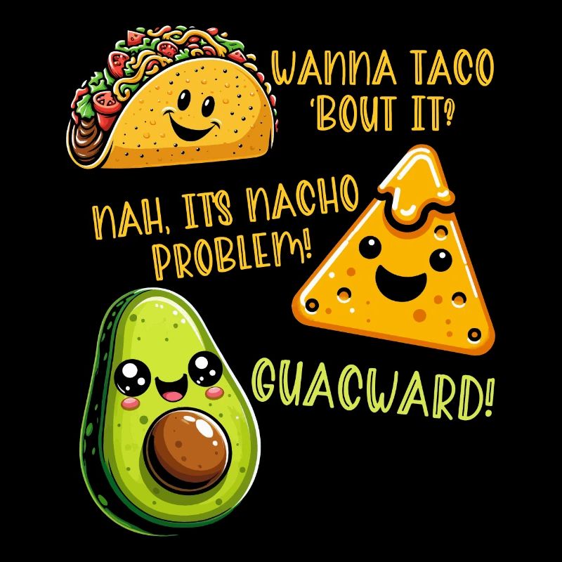 Drôle Dire Taco Nacho Avocat Humour Drôle
