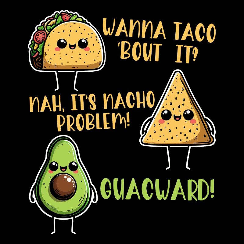 Drôle Dire Taco Nacho Avocat Humour Drôle