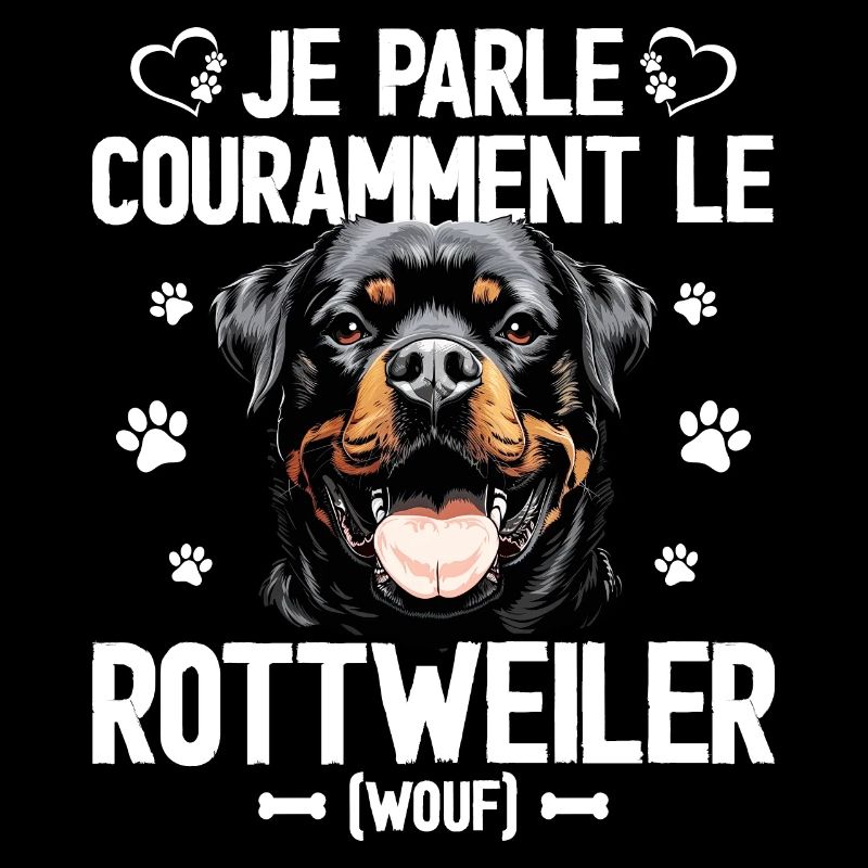 Talking the Rottweiler Humor Dog